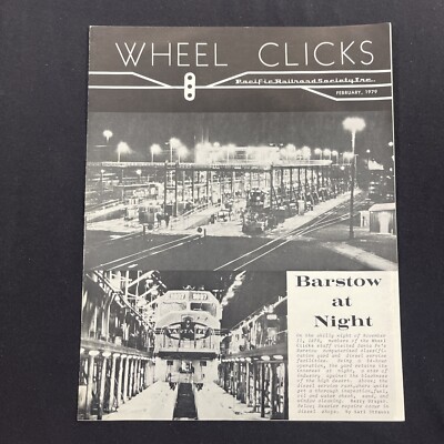 Wheel Clicks Pacific Railroad Society Monthly Newsletter Journal 1979 Februar