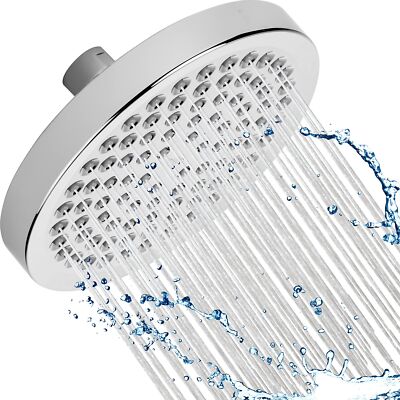 High Pressure Rain Shower Head (Aqua Elegante) - Chrome - 2.5 GPM