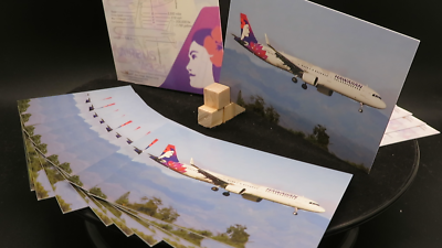 Hawaiian Airlines Airbus A321 Trading Cards - Set of 25 | eBay