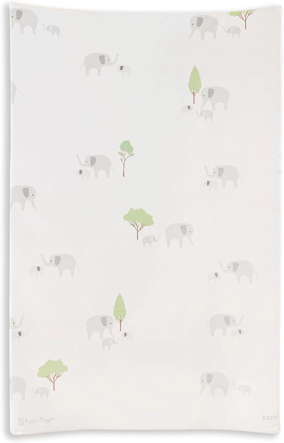 KATY Anti Roll Unisex Waterproof Changing Mat with Curved Sides Elephant Family
Opens in a new windo