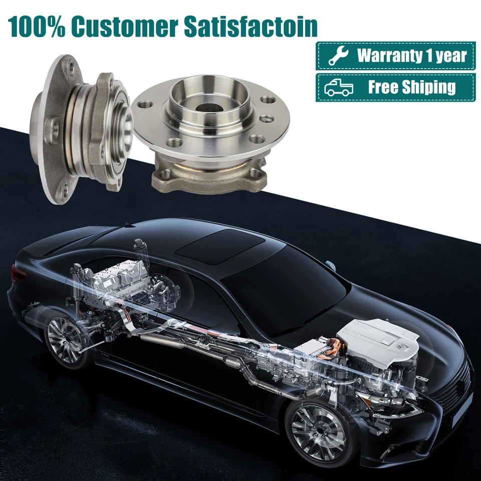 2 подшипника ступицы переднего колеса в сборе с ABS для BMW 745I 750I 750Li 760I 4,8 л - Изображение 2 из 4