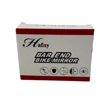 Hafny Bar End Bike Mirror Black 62mm Bicycle Mirror New In Box