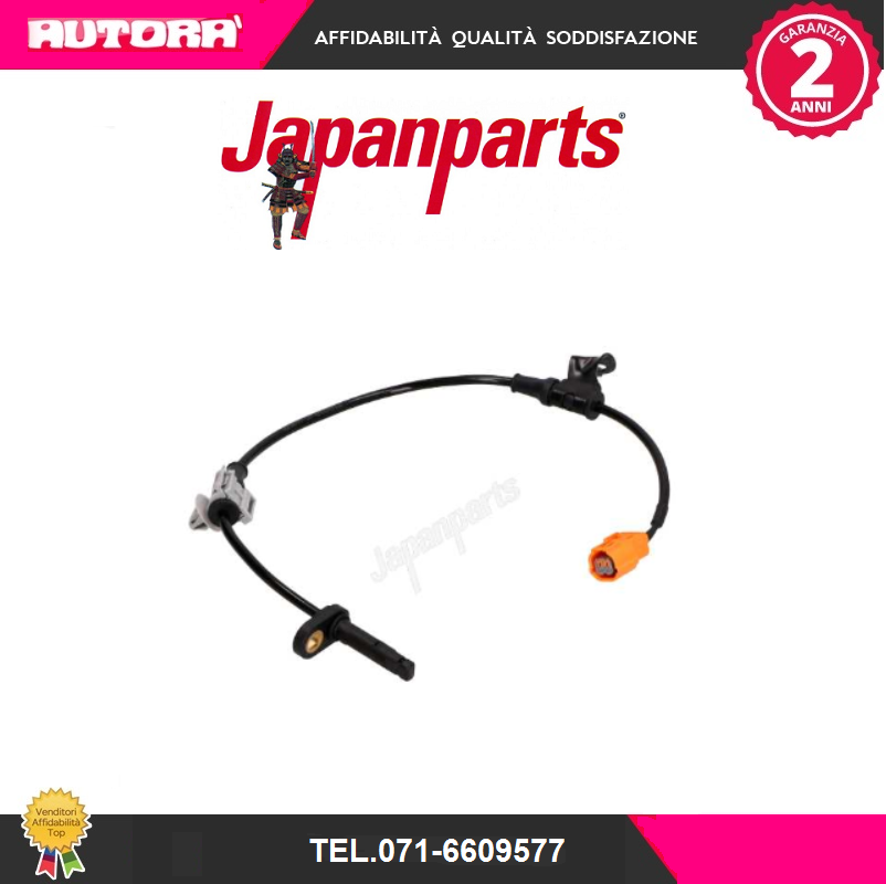 ABS438 Sensore, n° giri ruota post sx (MARCA JAPANPARTS).