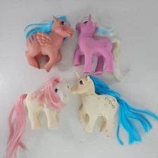 Vintage My Little Pony Pegasus & Unicorn Lot AS IS
