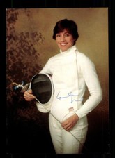 Cornelia Hanisch Autogrammkarten Original Signiert Fechten + A 225221