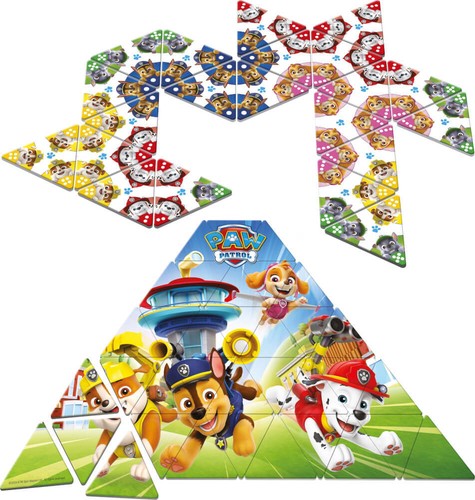 Triominos Junior Paw Patrol Kinderspiel 2 - 4 Spieler ab 3 Jahre - Bild 2 von 8