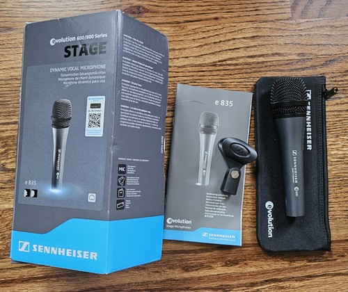 Sennheiser Evolution 835 STAGE Dynamic Wired Pro Microphone - Mint Condition Mic