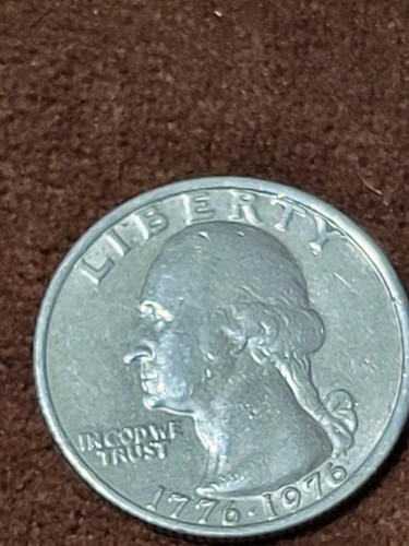 1976 D 1776-1976 Bicentennial Quarter Filled Mint, Strike Through Drum DD Error - Picture 5 of 6