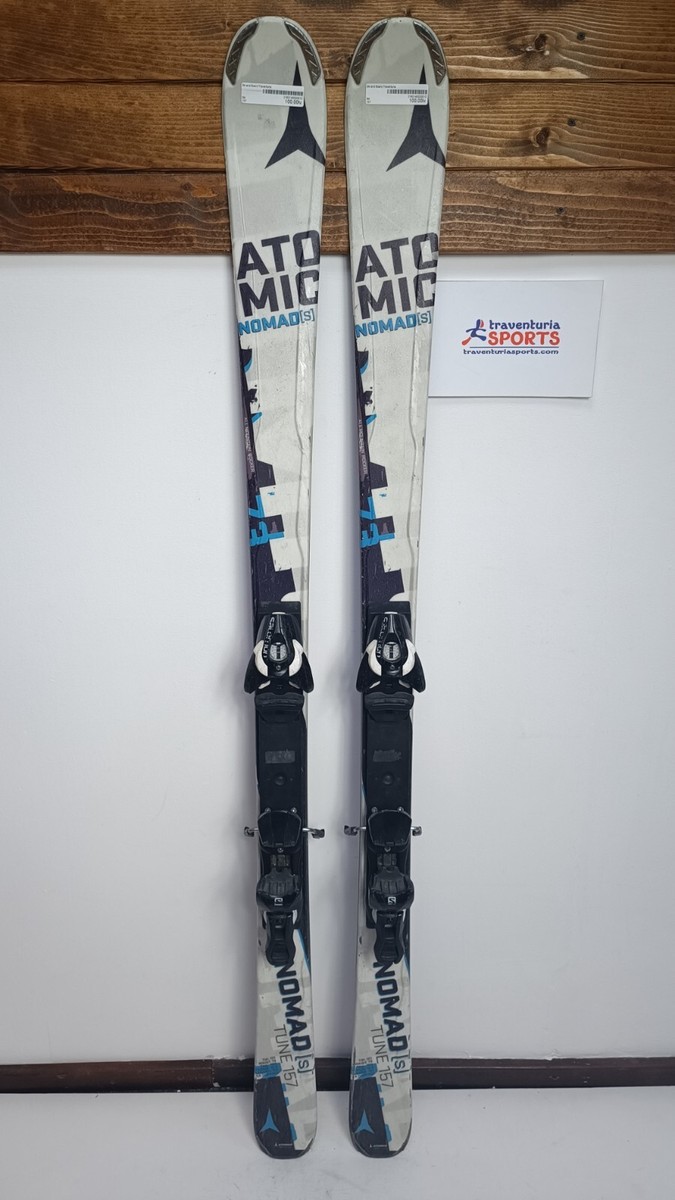 Atomic Nomad S Tune 157cm Ski + Salomon 10 Bindings Winter Sport