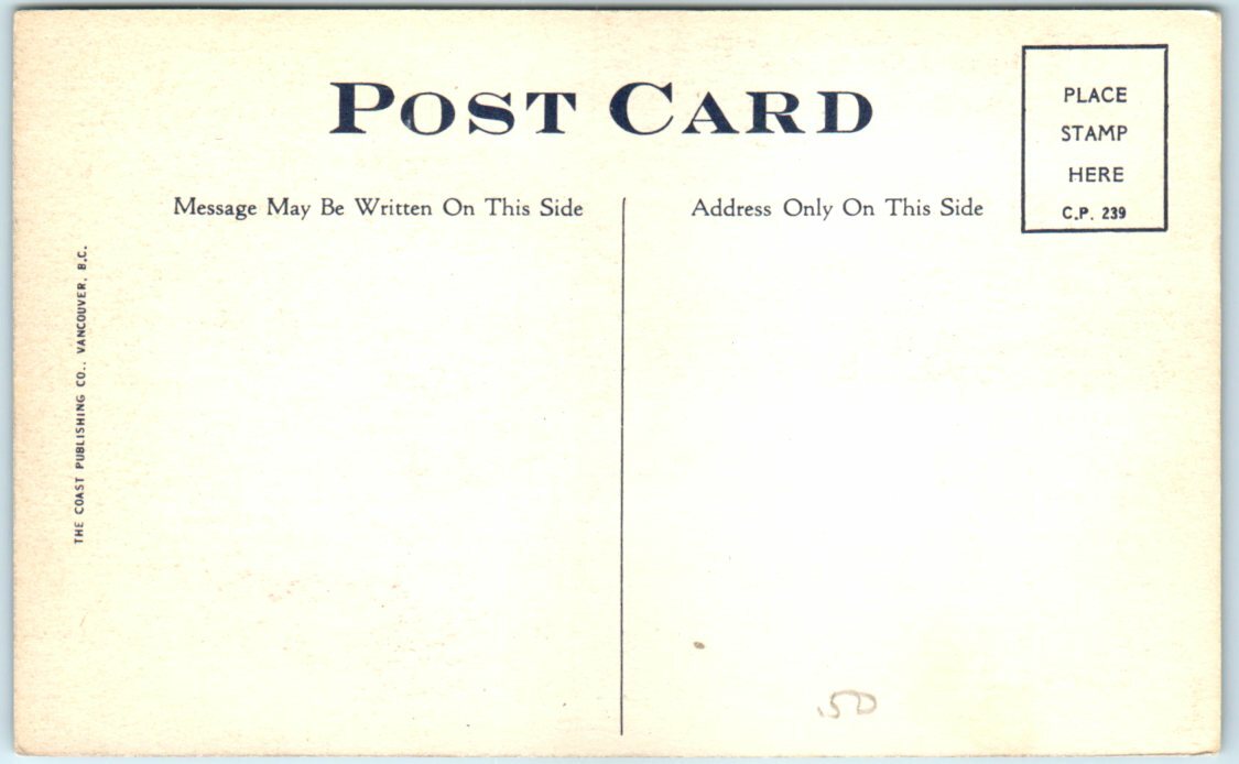 Postcard - Harrison Hot Springs - Scenery of British Columbia, Canada thumbnail 2