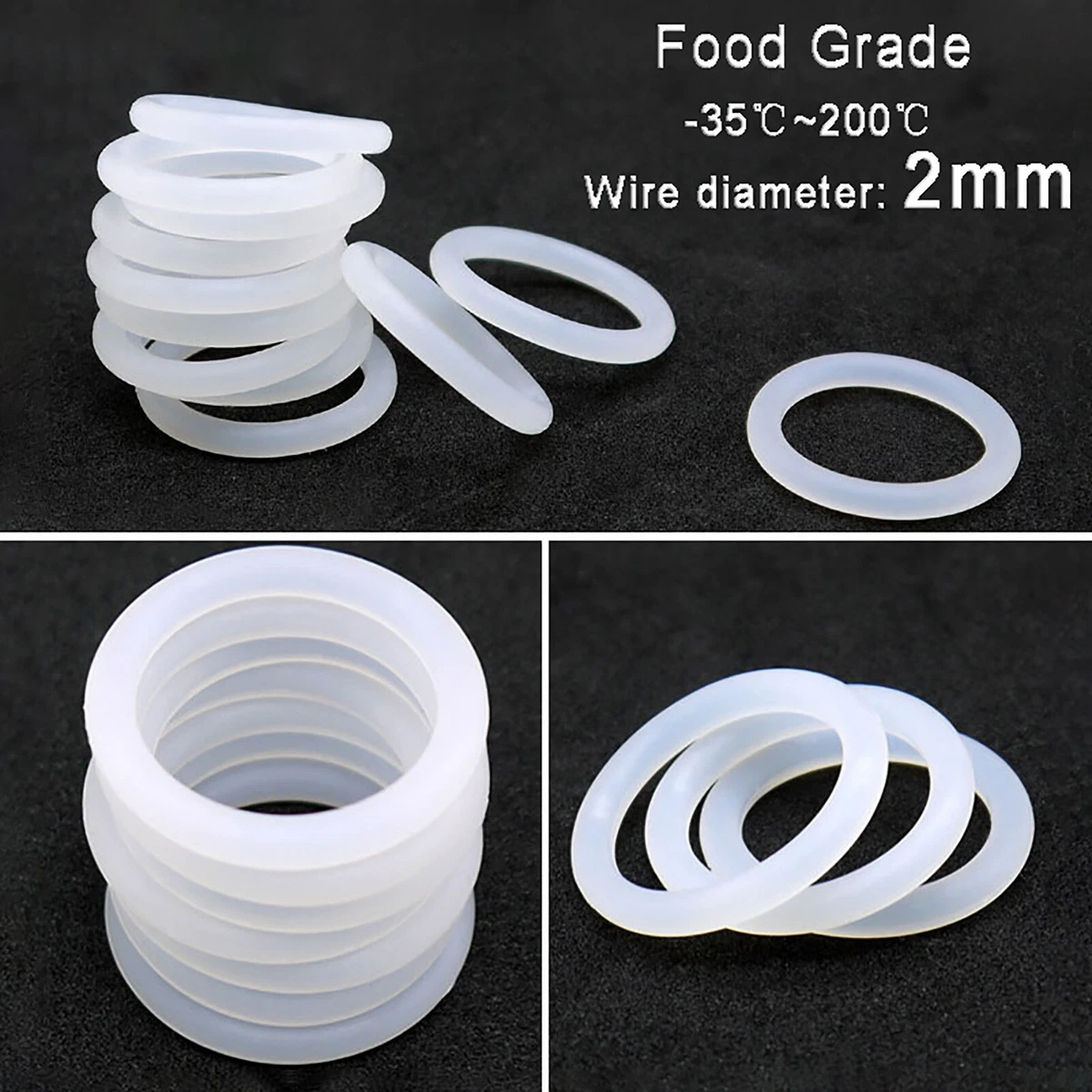 Silicone o rings food grade sale
