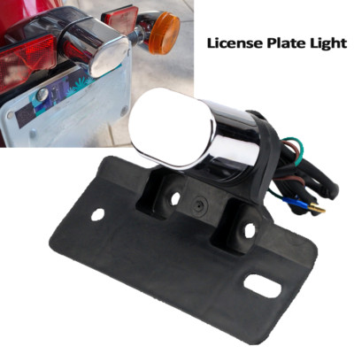 Fender License Number Plate Bracket Light For Honda Steed 400 600
