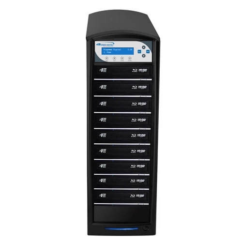 9 Target Blu-ray DVD CD Duplicator 500GB HDD USB 3.0 CopyConnect SharkBlu-S9T-BK - Image 4 of 4