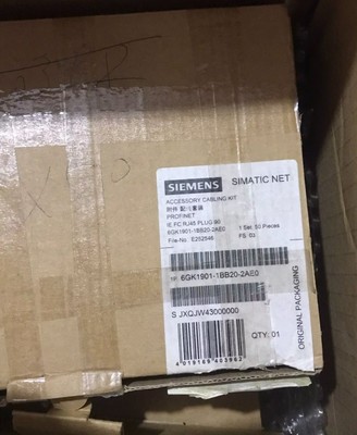 Kit Câblage Siemens 6GK1901-1BB20-2AA0 - 20 Pièces RJ45 90° Profinet - Neuf Sous Emballage