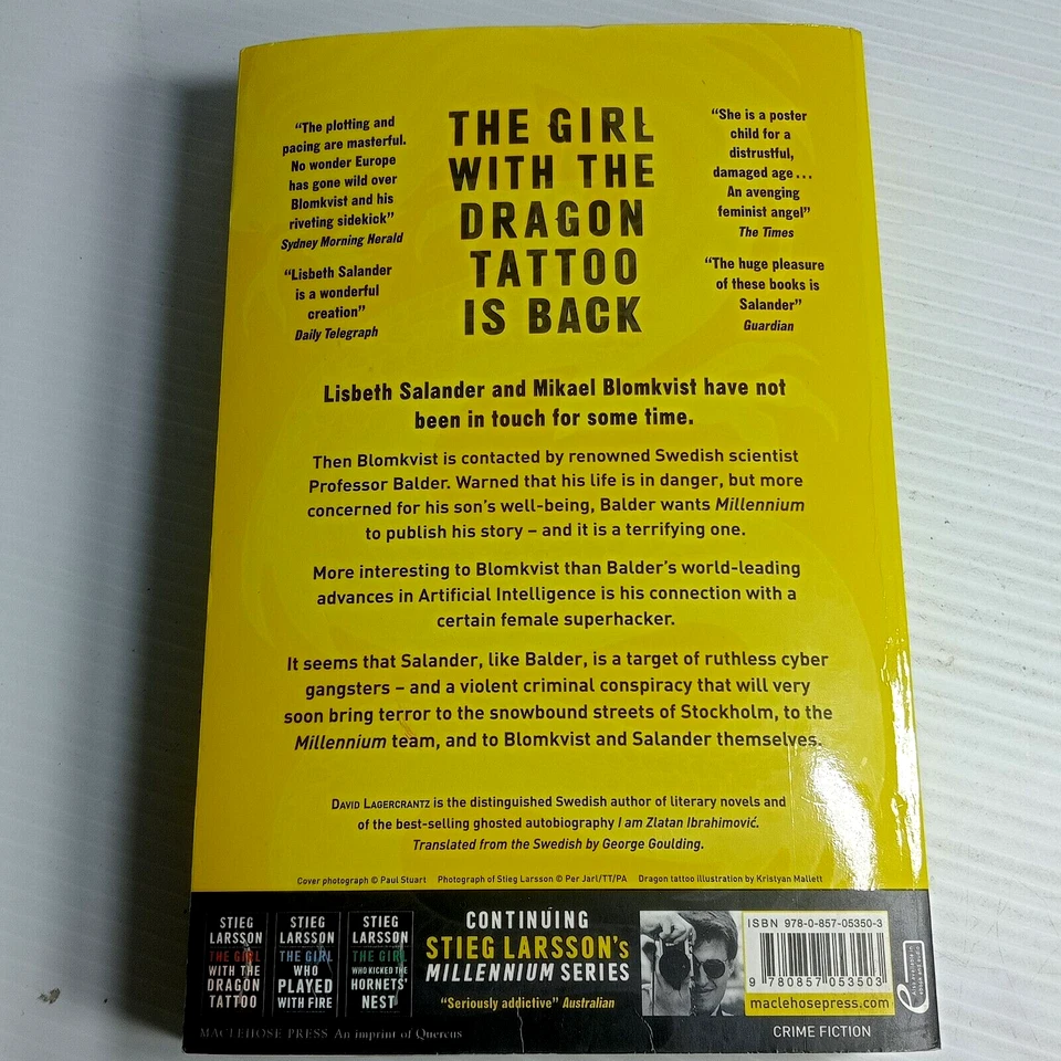 The Girl in the Spider's Web: Continuing Stieg Larsson's Millennium Series by... - Image 2 of 4