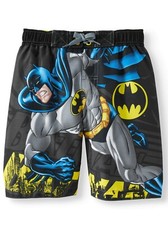 Batman Swim Trunks Shorts Boy Size 5/6
