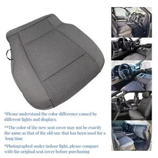 Front Driver Bottom Cloth Seat Cover For 2017-2021 Ford F250 F350 F450 F550