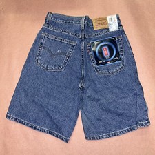 Vintage 1990 s Levis 565 Shorts, Wide Leg, Deadstock NWT, Size 14 W27