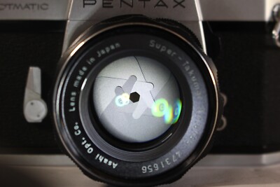Excellent+3 Asahi Pentax Spotmatic SP Silver Film SLR S