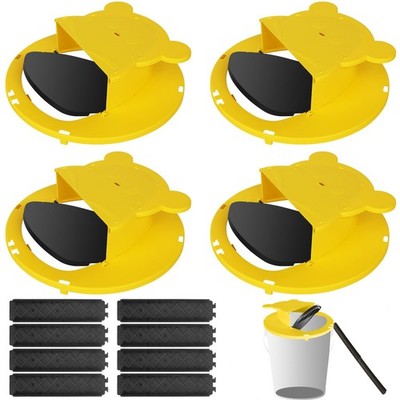 Mouse Trap Bucket - Mouse Traps Indoor for Home - Multi-Catch, Auto-Reset, Hu...