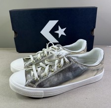 Converse Chuck Taylor All Star Gold Metallic Low Top Sneakers Women's Sz 8 NIB