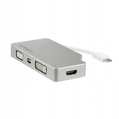 USB-C video adapter Startech CDPVGDVHDMDP gray