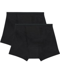 Hanes Comfort Period. Womens Boxer Brief Super Leaks 2-Pack XL 8   No Tags