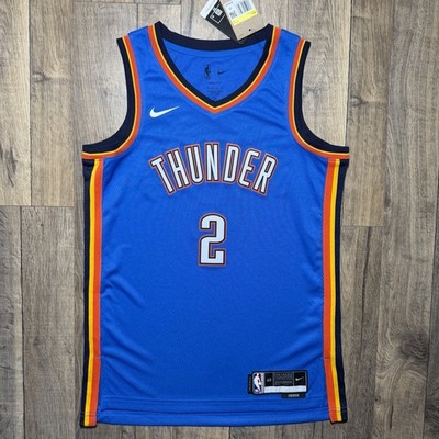 NWT Oklahoma City Thunder Shai Gilgeous-Alexander Nike Icon Swingman Jersey Sz S