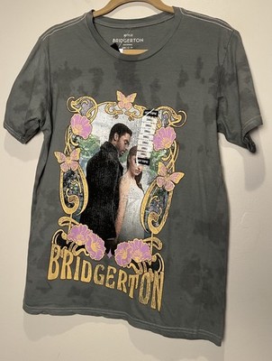 Bridgerton Graphic Tee Netflix x Hot Topic Daphne & Simon Butterfly Frame NWT
