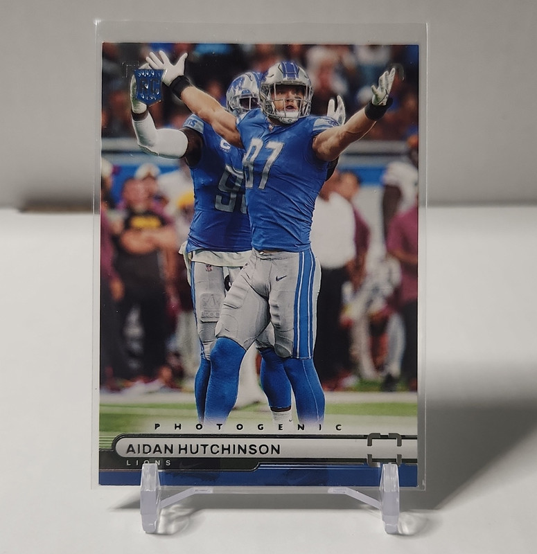 Panini 2022 Chronicles Photogenic Aidan Hutchinson Detroit Lions #PH-42 RC
