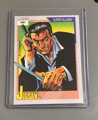 Jigsaw 1991 Super-Villains Marvel Impel Card #66