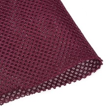 Burgundy Speaker Mesh Grill Stereo Fabric Dustproof 50cm x 160cm 20" x 63"