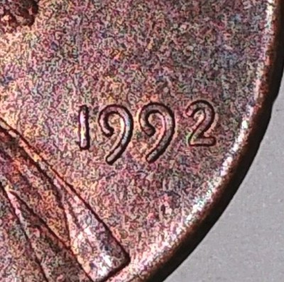 1992-D Lincoln Memorial Small Cent Penny Mint Mark Is Barely There  And DDO/DDR