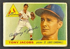 1955 Topps Baseball Tony Jacobs #183 RC St. Louis Cardinals (MK)