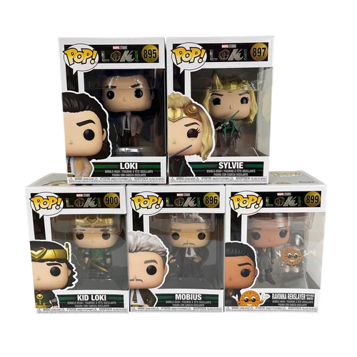 Funko Pop Marvel Studios Loki Lot of 5