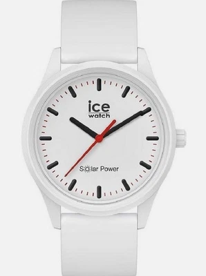 Ice-Watch ICE 017761 solar power Polar Medium unisex white Uhr Silikon weiß Neu - Bild 1 von 2