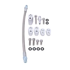 TSP Cooling System Crossover Line 81054; Stainless Steel Braid for Chevy LS