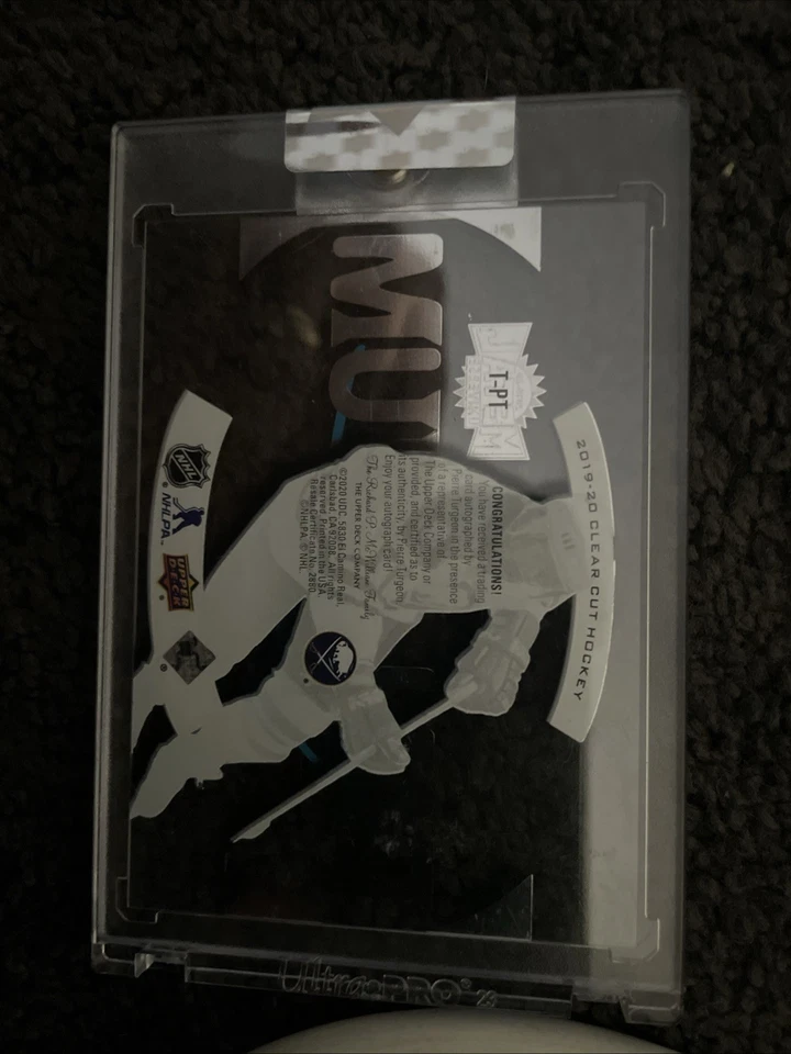 Pierre Turgeon Buffalo Sabres On Card Palladium Autograph - Image 2 of 2