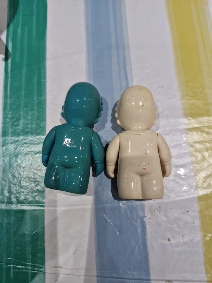 Vintage Little Tikes Dollhouse Size Blue Baby Doll Infant, Cream Baby Included - Image 2 of 2