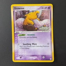 Drowzee 54/109 EX Team Rocket Returns Stamped Reverse Holo on eBay