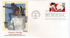 WOMEN'S FENCING -  1983 - FW972