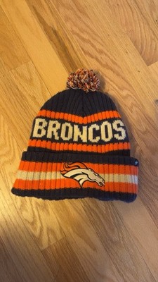 NFL Denver Broncos Winter Hat Cozy Blue And Orange
