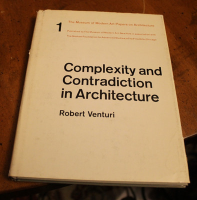 Complexity and Contradiction in Architecture ~ Robert Venturi ~ SIGNED HCDJ