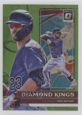 2022 Panini Donruss Optic Diamond Kings Lime Green Prizm Kris Bryant #29 1ar2