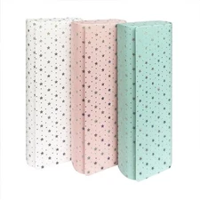 HSYMQ 3PCS Glasses Case, Eyeglasses Case Hard Shell, White Green Pink