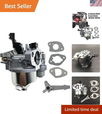 #ad Carburetor Compatible with Simpson 3000PSI Pressure Washer MS61043S MS61043 $132.61