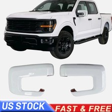 Rearview Mirror Cover Side Cap Overlays Trim For Ford F150 F-150 2021 2022-2026
