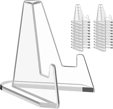 Card Display Stand, 20 Pack Small Easel Stand, Acrylic Picture Holder Stands, fo