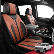 FREESOO for Chevy Silverado 2014-2018 Seat Covers Full Set - Fit for Silverad...