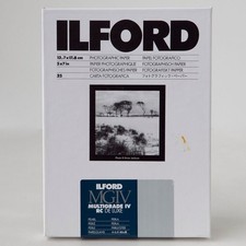 5x7 Ilford Multigrade MGIV RC De Luxe Pearl Photo Paper 25 Sheets Medium Weight